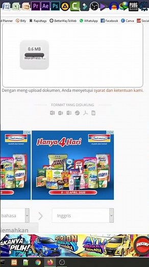Quick! How to Translate an English PDF to Indonesian #Shorts