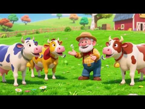 Old MacDonald and the Talking Cows | Funny Farm Kids Songs & Nursery Rhymes