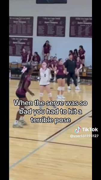 Volleyball Serve Gone Wrong: Epic Pose Fail