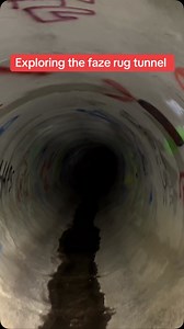 Just exploring the faze rug tunnel 😵‍💫 #insane #omg #clips #omgpage #scary #scared #creepy | Andrew Smith
