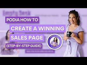 Podia How to: Create a Winning Sales Page (Step-by-Step Guide) | Brittany, Certified Podia Pro