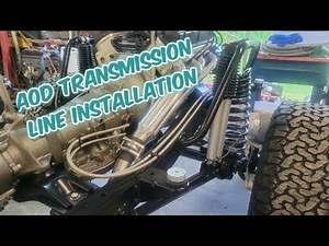 AOD Transmission Lines - 1966 Ford Bronco Restoration Project