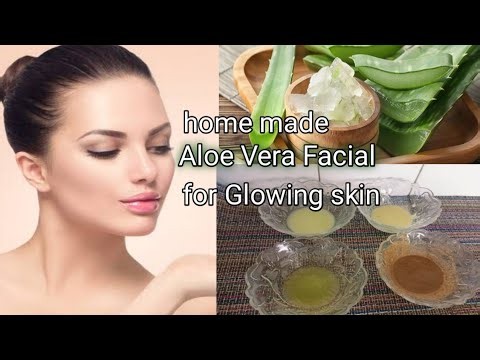How to do Aloe Vera Facial at Home to get Clear Glowing Skin
