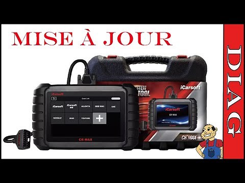 Mise a jour ! iCarsoft CR Max Valise diagnostic auto