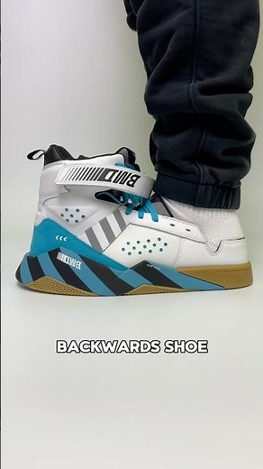 Wearing MSCHF’s Backwards High Top Shoes (BWD Shoe)🤔