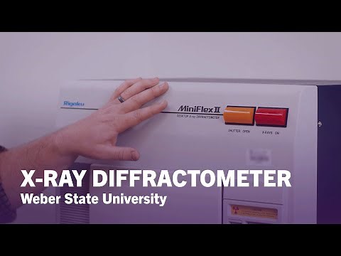 How To Use An XRD Machine (X-Ray Diffractometer) - Weber State University