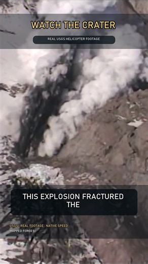 This Mountain Cracked Its Own Glacier