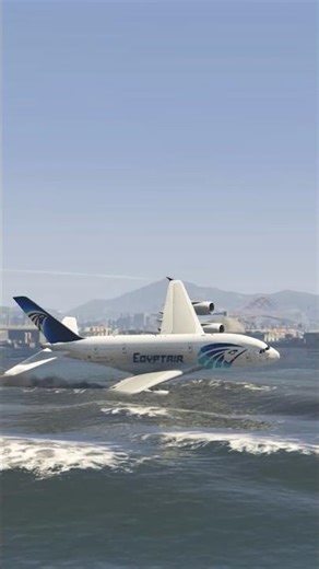 Mid Sky Impact Ends With Airbus A380 In The Sea