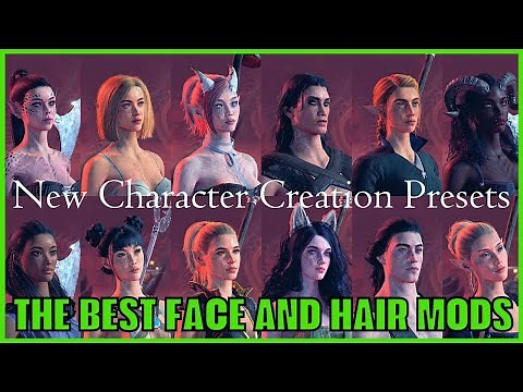 The best Face and Hair mods for Baldur's Gate 3