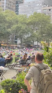 New York City Bryant Park YOGA CLASS 🧘‍♂️🧘‍♀️🧘 | New York City videos