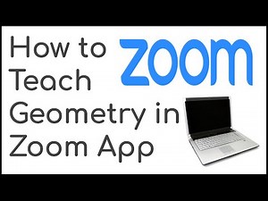 How to Teach Geometry in Zoom App - How to Teach construction Online - How to Teach Geometry Online