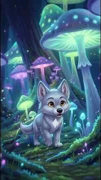 Cute Little Wolf in the Forest 🐺 | Calming Bedtime Story & Animation for Kids #baby #babyshorts