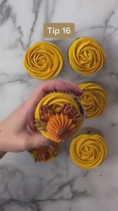 Pumpkin patch cupcakes with cozy fall buttercream designs