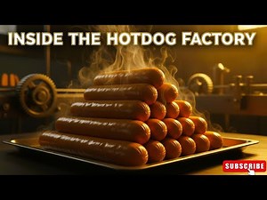 Inside the Hotdog Factory: From Raw Meat to Millions of Hotdogs Made Daily (Full A–Z Process)