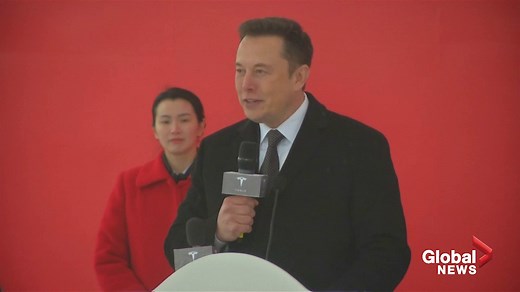 Elon Musk breaks ground at Shanghai Gigafactory