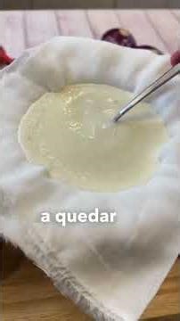 Queso crema 1lt de leche entera 60g de jugo de Limón 60g de crema 1g de sal #queso #chefjosera