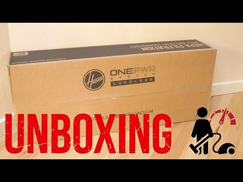 Hoover ONEPWR HEPA+ Cordless Upright Vacuum Cleaner, Bagged Unboxing & Assembly