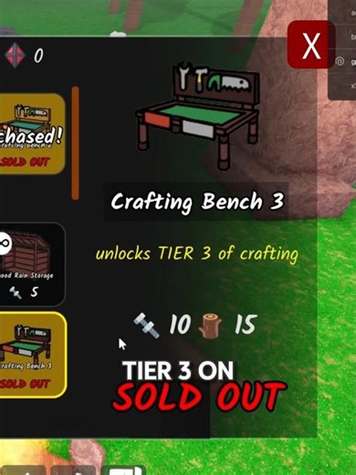 Crafting Bench Tier 3