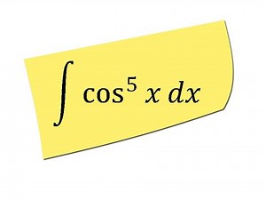 Find the integral of cos^5x using the power reduction formula