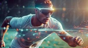An exploration of AR based fitness and sports training presenting close up views of athletes using augmented reality for enhanced training regimes visualization of performance metrics and injury