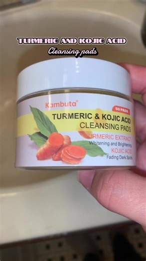 Turmeric and Kojic Acid Cleansing Pads #cleansingpads #skincare #turmericcleansingpads #skincaremusthaves #musthaveessentials