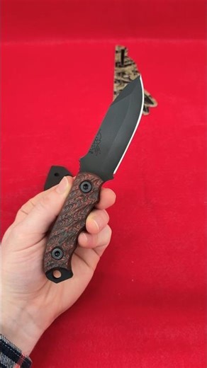 Disaster Cub with Lava Flow FatCarbon - CPM-3V Tool Steel by Half Face Blades