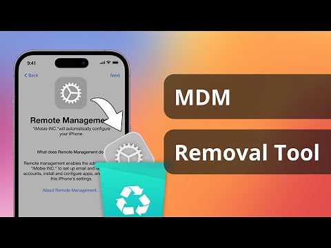 MDM Removal Tool | iPhone Remote Management Unlock Permanently 2025 [MDM Remove 100% Success]
