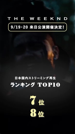 #ザウィークエンド 来日公演まであと3週間！今週はランキング7位と8位を公開🤩#theweeknd #洋楽和訳 #洋楽紹介 #洋楽動画 @TheWeeknd