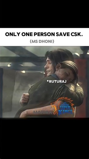 Only one person can save csk ms dhoni | #shorts #cricket |