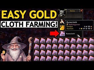 MoP Classic Runecloth Farm!💰The BEST Location | EXPLAINED IN UNDER 2 MINUTES [2026] WoW Guide