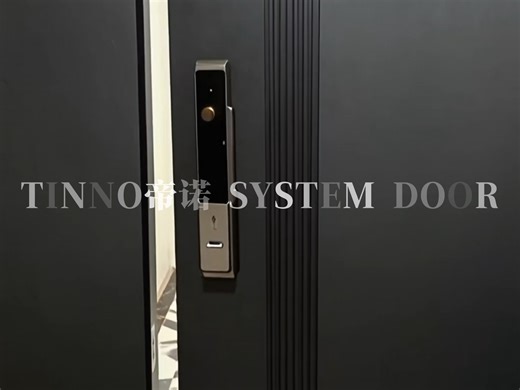 隐形设计，让门成为空间的一部分#TINNO帝诺系统入户门 #别墅门 #系统门 #上海