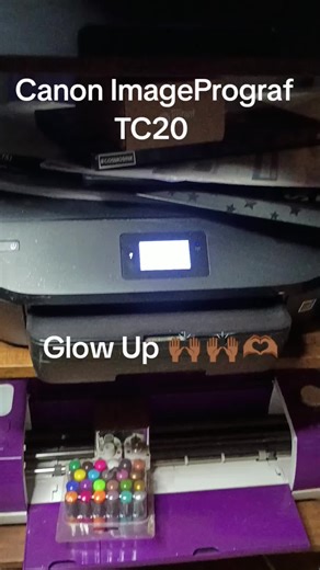 As within, so without. Manifesting a bigger output for all the beauty I’m ready to create. ✨ The energy we put into our craft returns to us in scale. Watch me step into this new frequency.🙌🏾 Canon ImagePrograf TC20 Printer Vibrant color, & RC Depot Adhesive Matte Paper#glowup #glowupchallenge #fypシ゚viral #smallbusiness #canon