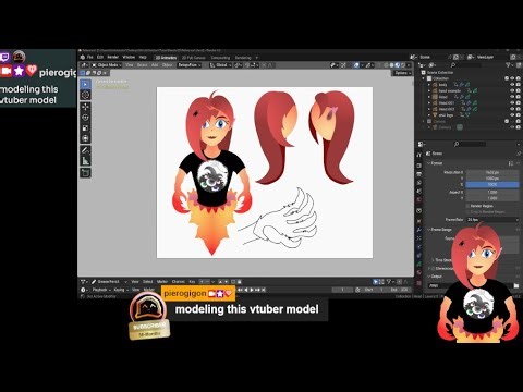 Using Retopoflow | Making a VTuber from Scratch Part 3