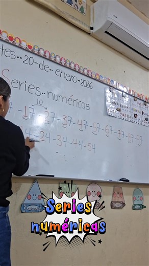 Trabajar series numéricas en primer grado es uno de los pilares del pensamiento lógico-matemático. En esta etapa, los niños pasan de simplemente "recitar" números de memoria a comprender verdaderamente la estructura del sistema numérico. Las series ayudan a los niños a entender que los números no son elementos aislados, sino que tienen una relación de orden. #maestra #aprendizaje #matematicas | Alee Gallegos