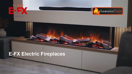 Flamerite Fires E-FX Series V1 Multi Sided Electric Fireplace