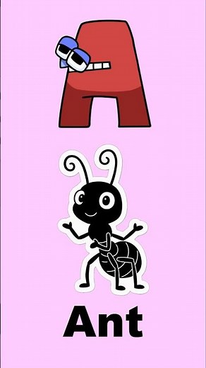 Learn 10 Words Starting with Letter A! 🅰️ Phonics for Kids #Shorts