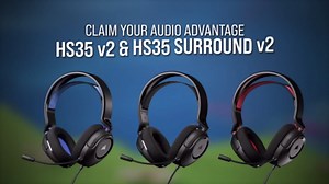 Corsair HS35 v2 Multiplatform Wired Gaming Headset – Flexible Omni-Directional Microphone – Universal 3.5mm Connection – PC, Mac, PS5, PS4, Xbox, Nintendo Switch, Mobile – Red