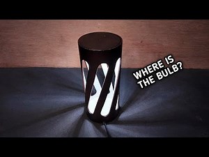 DIY Night Light Table Lamp from Vinilon PVC Pipes