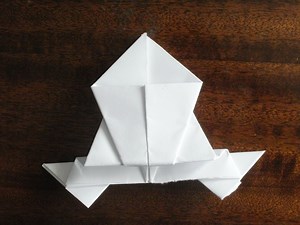 Jumping Paper Frog