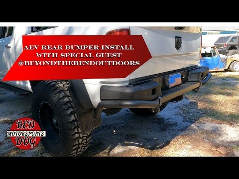 AEV Rear Bumper Install on 2018 Ram 2500
