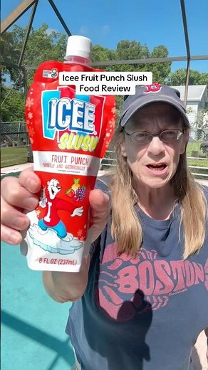 Tastes like Hawaiian Punch? #foodreviews #slushy
