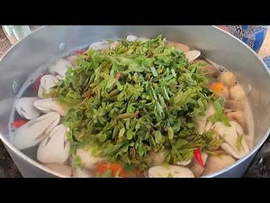 How to cook snakehead fish with tamarind leaf tomato and mushroom soup eating delicious, ASMR recipe