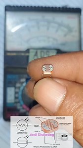 how to measure LDR (Light Dependent Resistor) or Photoresistor using an analog multi meter #tips #measure #check #LDR #photoresistor #resistors #multimeter #electronics #components #technology #creative | Andi Distorsing