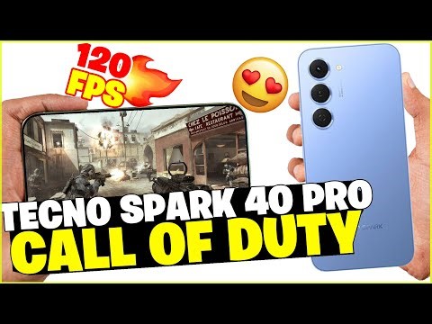 Tecno Spark 40 Pro Call of Duty Test | COD Mobile Graphics, FPS & Heating Review