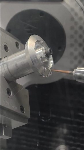 Xmachine XM-100 5-axis CNC machining intricate aluminum part!#desktopcnc #cncmilling #cncmachine