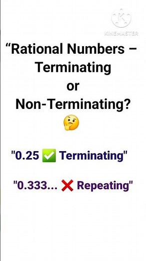# Easy Trick to Identify Rational Numbers Terminating or Non Terminating #mathstricks #mathshorts