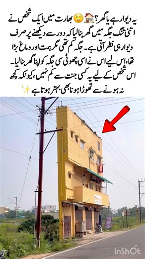 House That Looks Like Wall😲🚪#TinyHouse #SmartLiving #CreativeHome #AmazingArchitecture #indianreel