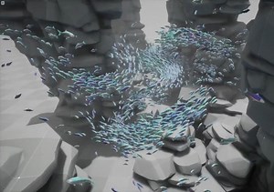 虚幻引擎5！制作Niagara 深入研究鱼群粒子系统！