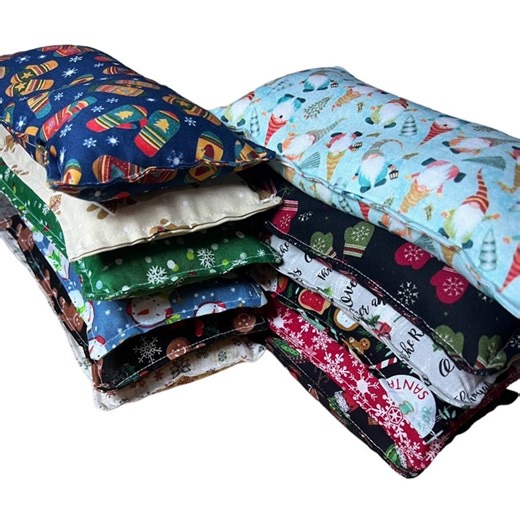 Christmas Rice Heating Bag: Microwavable Hot Cold Pack for Relaxation, Stress Relief, Aromatherapy - Etsy