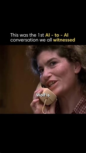 This was the 1st AI-to-AI conversation we all witnessed